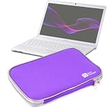 High Quality Durable Purple Zip Carry-Case For Sony Vaio C Series 15.5" & E Series 15.5" Laptop