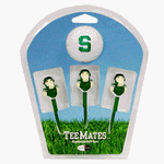 Michigan State 3 TeeMates and Golf Ball