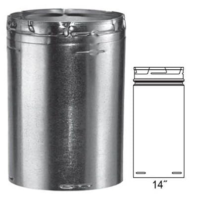 Aluminum Round Rigid Pipe - 14 x 18 inch