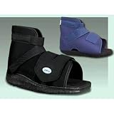 Slimline Cast Boot Black Square-Toe Adult Medium