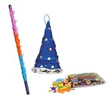 Wizard Hat Pinata Kit - Includes Pinata, 2Lb Filler and Buster Stick