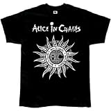 Alice in Chains 'Classic Sun Logo' black t-shirt