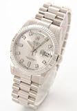 「[ロレックス]ROLEX 腕時計 Ref.118239 オイスターパーペチュアル デイデイト WG金無垢 ダイヤインデックス シルバー Ref.118239 A メンズ [並行輸入品]」の画像