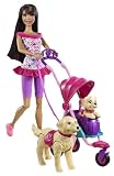 Barbie Strollin Pups Nicki Playset