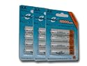 12 pcs Tenergy Pre-charged RTU NiMH AA 2300mah Rechargeable Batteries with 3 Free AA Cases