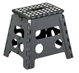 Zeller 99161 Klapphocker, Kunststoff 37 x 30 x 32 cm, schwarz / anthrazit