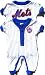 Apparel : New York Mets Newborn Baby Pinstripe Uniform Coverall
