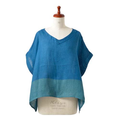 (ヴラスブラム・ブラスブラム)Vlas Blomme パネルラインライトリネンブラウス 13115951