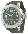 Adee Kaye Men's Stainless Steel Watch W/ Brown Dial and Band