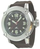 Adee Kaye Men's Stainless Steel Watch W/ Brown Dial and Band