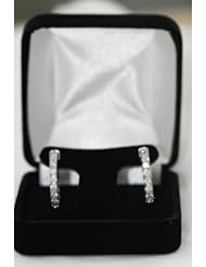 Diamonds Hoop Earrings 3.50ct E-f/vs2-i1 30 Inside Out Hoop