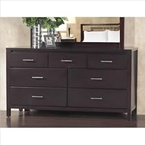 Hot Sale Modus Furniture Nevis 7 Drawer Dresser, Espresso