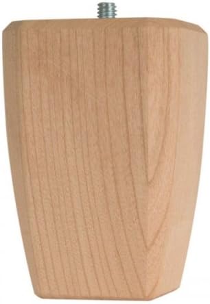 Grand River Square Taper Bun Foot 4" H-Hardwood BF2746-H