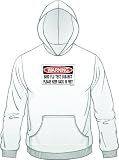 Warning Bird Flu Test Subject Men's Hoodie Sweat Shirt White XXL