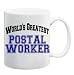 WORLD'S GREATEST POSTAL WORKER Mug Coffee Cup 11 oz