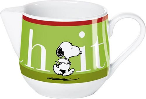 United Labels 0106894 - Best of Snoopy-Home Run Milchkännchen Porzellan in prämierter Geschenkverpackung 200 ml