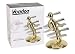 CSB Commodities Voodoo Set of 5 Stainless Steel Knives with Gold Holder in a Gift Box
