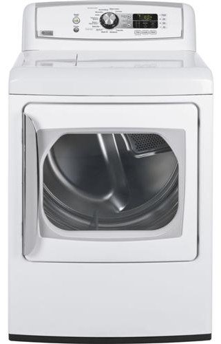 GE White Front Load Dryer PTDN800EMWW