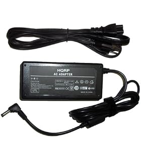 HQRP 19V 3.16A 60W AC Adapter Charger for Dell Latitude 100L 110L 120L, Inspiron 1000 1200 1300 2200 B120 B130 PA-16 Family, Part#: 312-0367 / CF719