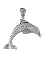 Clevereves 14K White Gold Pendant Dolphin 14.6 - Gram(s)
