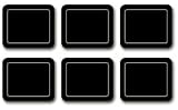 picture of Jason D2407 Embassy Black Coasters, Set of 6