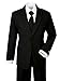 Spring Notion Boys' Formal Black Dress Suit Set 2T