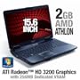 Acer Aspire 5517-5086 - Athlon 64 TF-20 / 1.6 GHz - RAM 2 GB - HDD 160 GB - DVD?RW (?R DL) / DVD-RAM - Radeon X1200 - WLAN : 802.11b/g - Windows 7 Home Premium 64-bit - 15.6" Widescreen TFT 1366 x 768 ( WXGA )