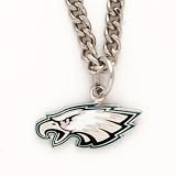 Philadelphia Eagles Chain Necklace and Enameled Pendant NFL Football Sports Team Logo