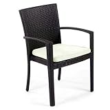 Senna Outdoor Dining Chair with Arms by Kannoa - MOTIF Modern Living