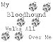 My Bloodhound Walks All Over Me Apron