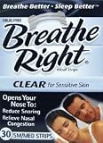 Breathe Right Clear Sm/Med 30 Ct