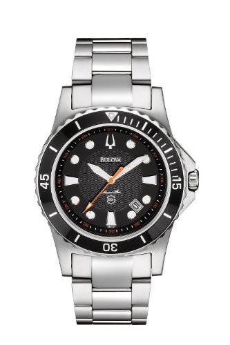 Bulova Mens 98B131 Marine Star Black Dial Bracelet Watch 41k4qBdT7%2BL Bulova Mens 98B131 Marine Star Black Dial Bracelet Watch