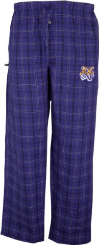 Buy LSU Tigers (Tiger Head) Division Plaid Woven Pants
