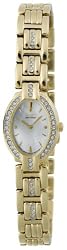 Citizen Women's EW8722-59D Eco-Drive Silhouette Swarovski Crystal Accented Gold-Tone Watch