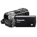 Panasonic SDR-S50 Camcorder SD Card, X78 Enhanced Optical Zoom, Wide Angle Lens, iA + Af Tracking and Optical Image Stabilisation - Black