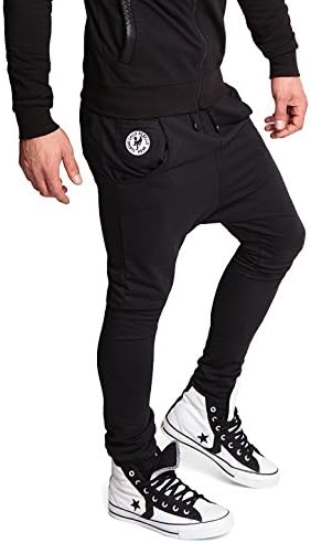 Chick Rebelle Men's Harem Sweatpants 2064 S Schwarz