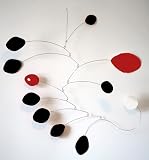 MidCentury Modern Art Mobile - Eames & Calder Inspired retro kinetic sculpture
