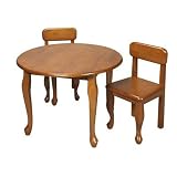 GiftMark 3000H Queen Anne Round Kids Table