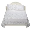 Simply Shabby Chic Green Garden Stripe Quilt - Full/Queen