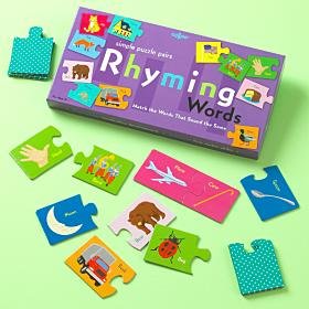 Simple Puzzle Pairs - Rhyming Words by eeBoo