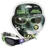 Incredible Hulk Logo Design Light-Up Sunglasses For Kids