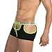 Barsty Men's Sexy Underwear Thong G-string Elastic Smooth Bikini Airplane Underwear YellowL/US M