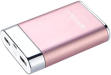 Oripow 2nd Gen Spark A3 9600mAh Portable Charger External Battery Power Bank with Dual USB Outputs for iPhone 6 Plus 5S, iPad Mini 3 Air 2, Samsung Galaxy S6 S5 Note 4 3, HTC ONE M9, Nexus, More Phones and Tablets (Pink)