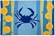 Indoor/Outdoor Jellybean Rug (Crabs and Lemons)