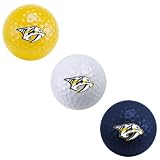 NHL Nashville Predators 3-Ball Tri-Color Golf Ball Set