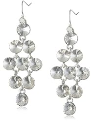 Steve Madden Crystal Chandelier Drop Earrings