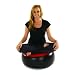 Smart Air Beds Kid's Inflatable Ottoman/Footstool Chair (Red/Black)