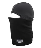Schampa Black Skull Gaiter Double Layer Fleece Neck Gaiter with WarmSkin Skullcap Attached