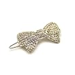 Crystal Clear Hairbow Hair Pin Barette Fashion Jewelry