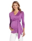 Jules  Jim Women's Maternity Classic Long Sleeve Wrap